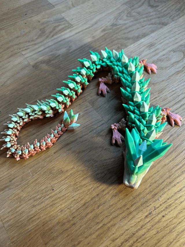 Articulated Crystal Dragon