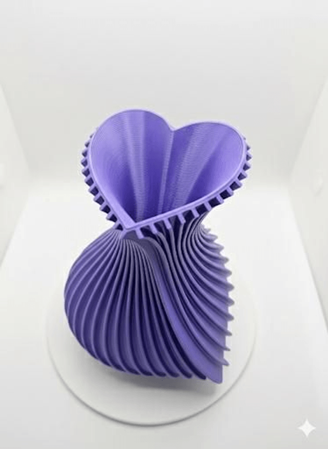 Twisted Heart Vase