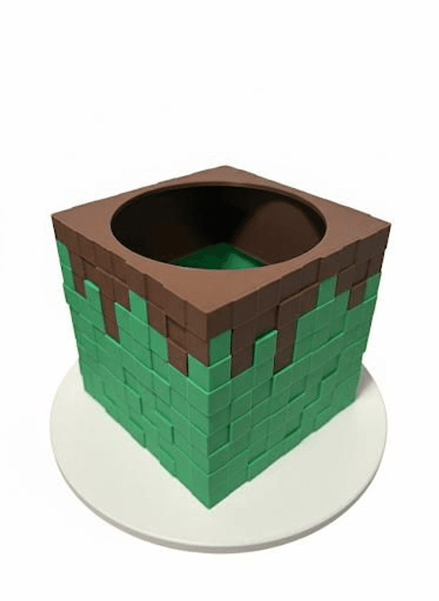 Minecraft Inspired Plant Pot (Planter).